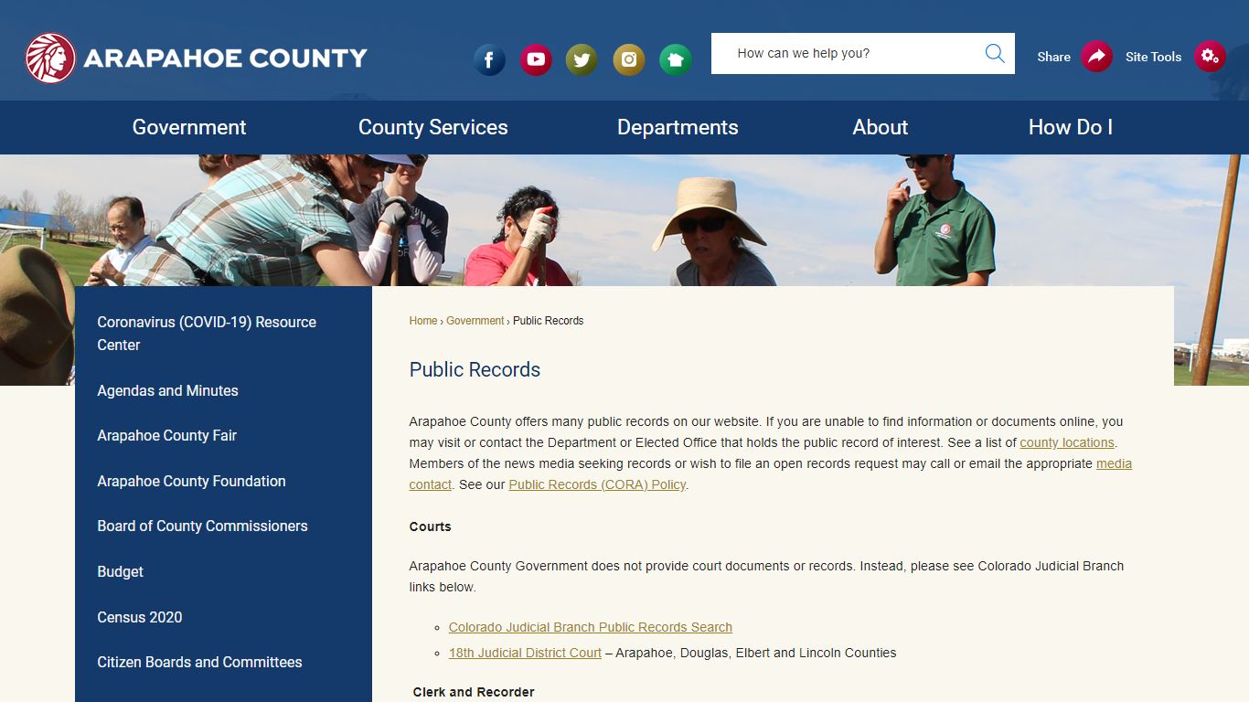 Public Records | Arapahoe County, CO - Official Website